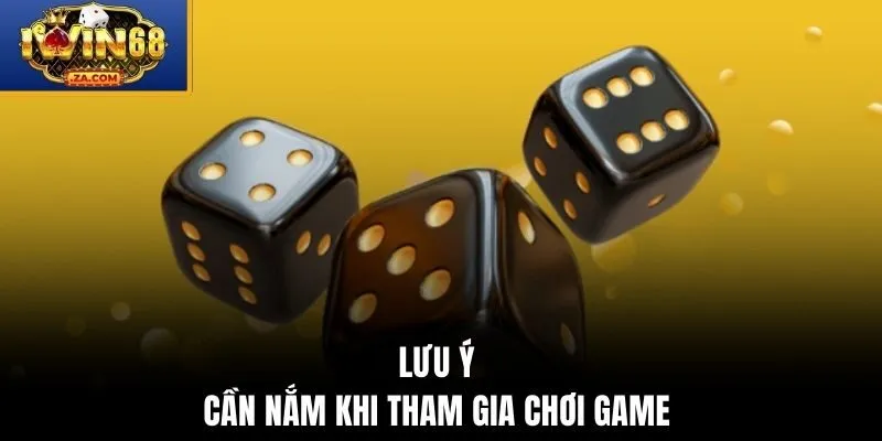 Lưu ý cần nắm khi bet thủ tham gia chơi game
