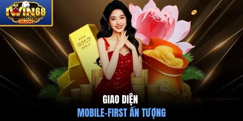 Giao diện Mobile-First của cổng game ấn tượng